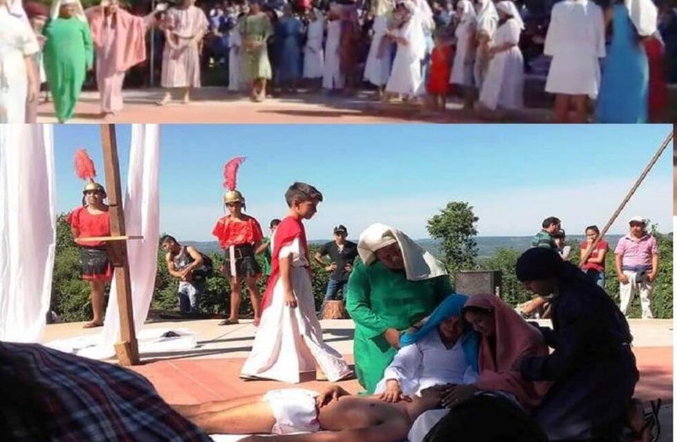 El Via Crucis en el Cerro Monje de San Javier convocó a una multitud