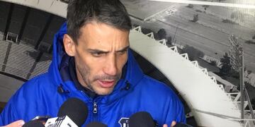 El nuevo DT Albiazul se mostró conforme con la intensidad que por momentos pudo plasmar el equipo\u002E
