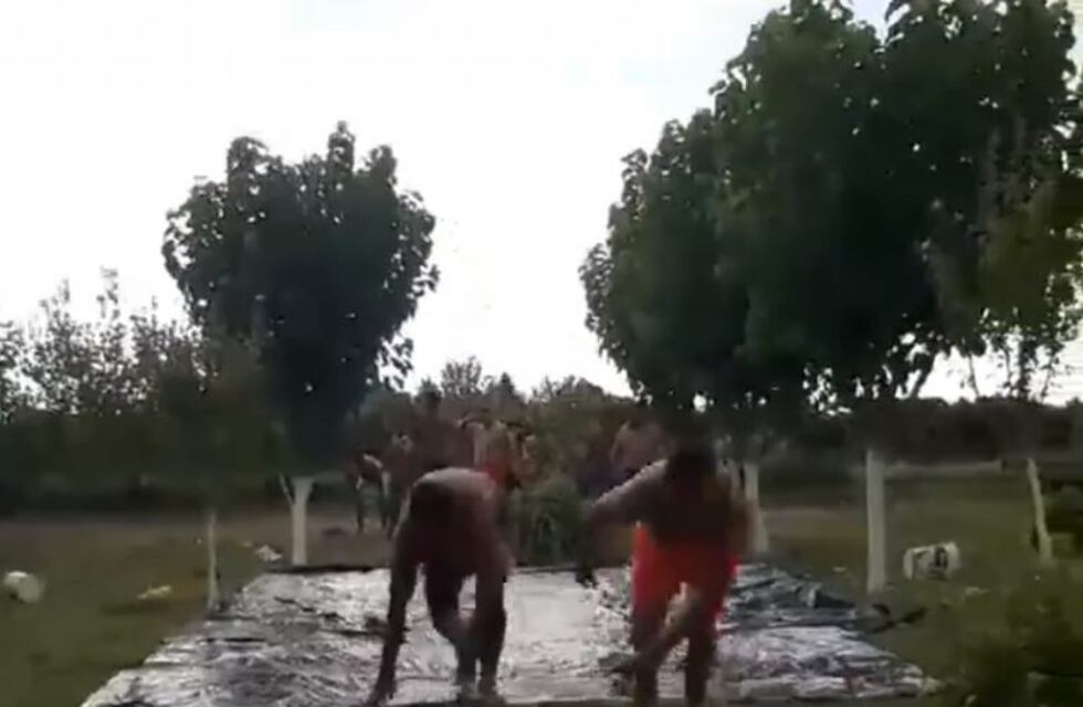 Tinelli se mató de risa con un grupo de mendocinos