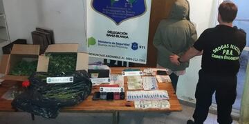 Una mujer detenida por drogas