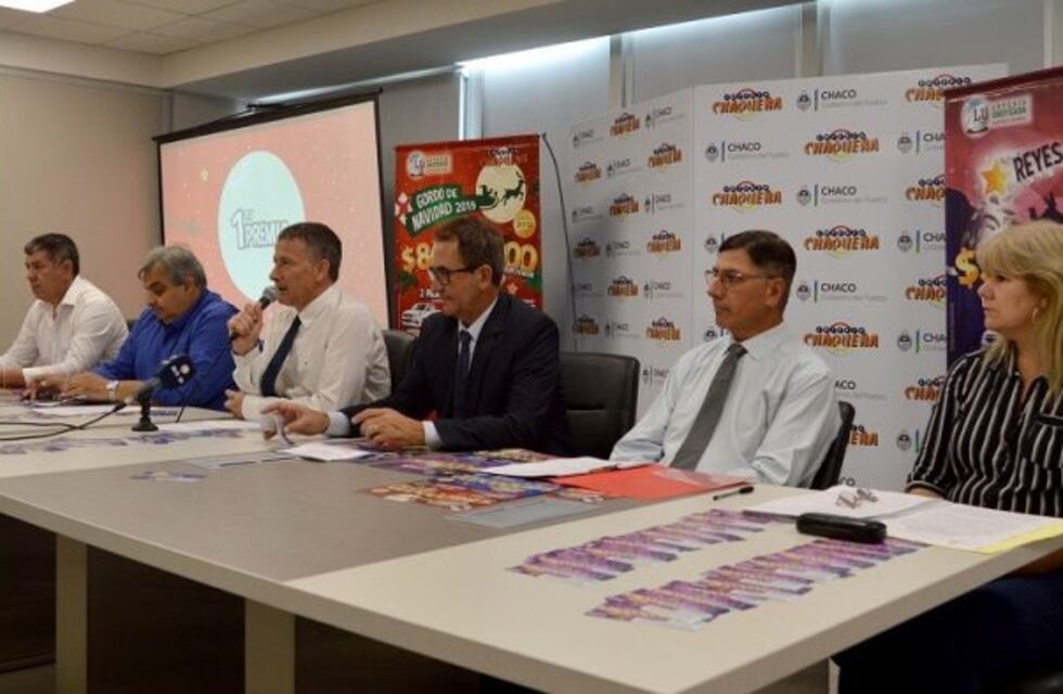 Lotería Chaqueña presentó sus sorteos extraordinarios de fin de año