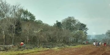 Wanda Misiones ocupación de un loteo por intrusos\u002E (Telenorte(