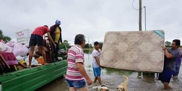 El casco urbano de la localidad se vio seriamente afectado\u002E