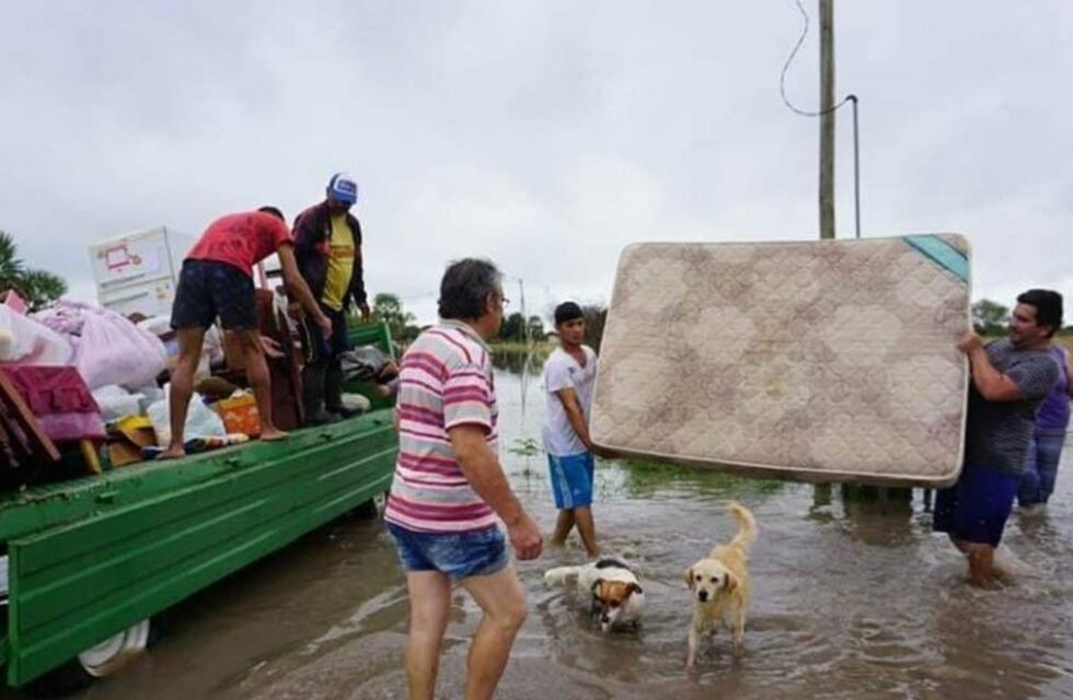 Dramática situación en Enrique Urien tras las abundantes lluvias