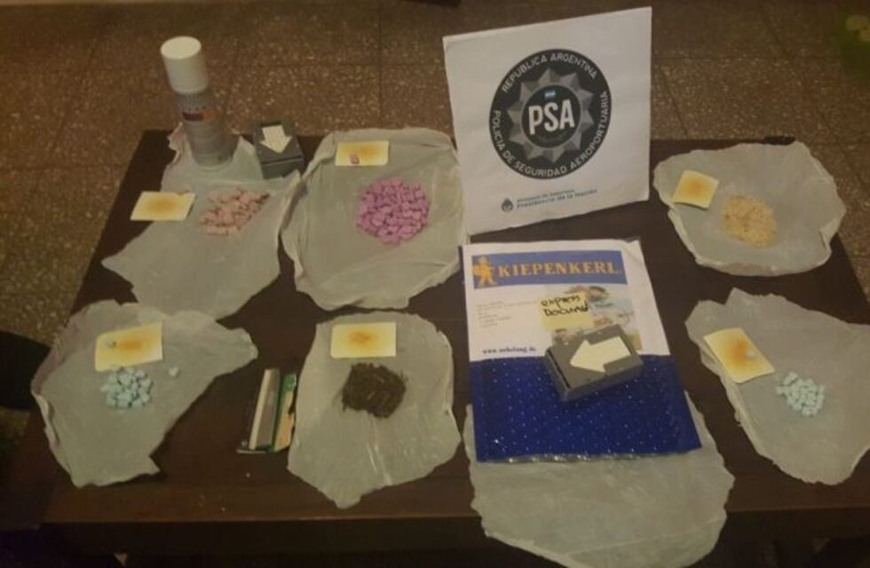 Secuestran éxtasis en Córdoba y detienen a un yanki