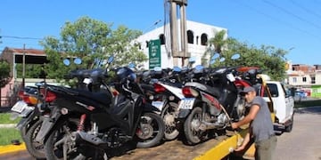 Secuestraron 66 motos en una sola mañana