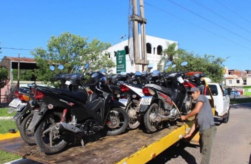 Secuestraron 66 motos en una sola mañana