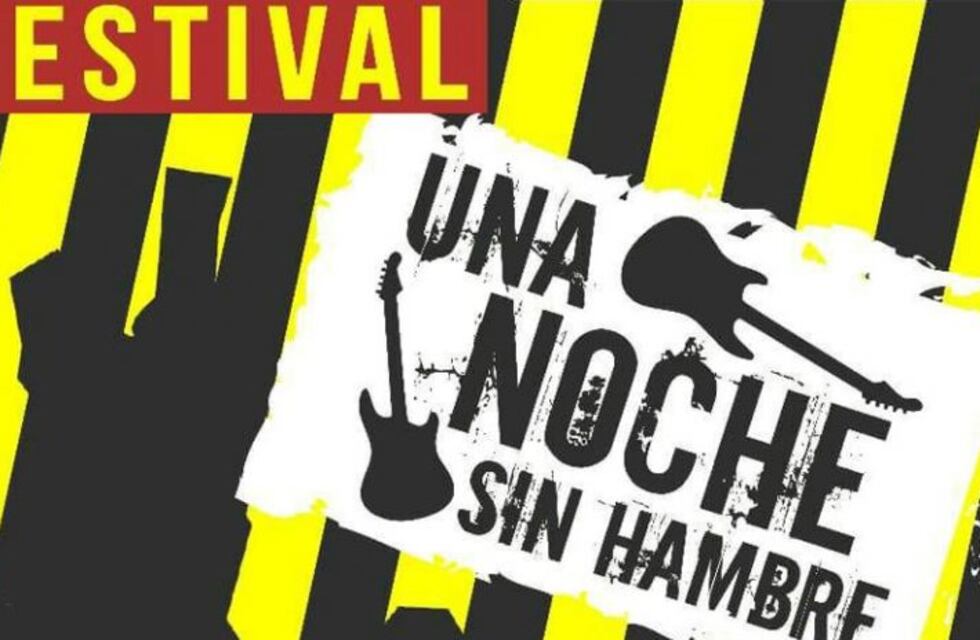 Se viene "Una noche sin hambre", un festival de rock solidario