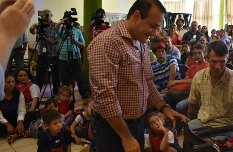 Anuncio de obras y entrega de equipamiento en San Pedro