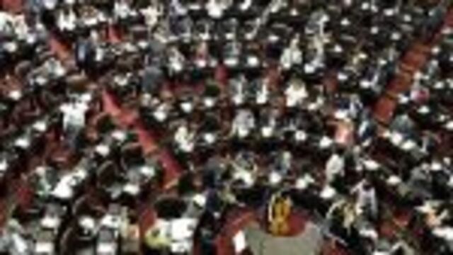 La sesiu00f3n en Diputados