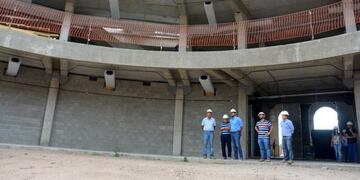 obra de la réplica del Cine Teatro Club Social