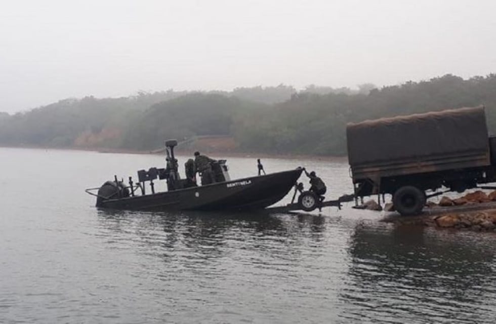 Un militar brasilero desapareció en el río Paraná