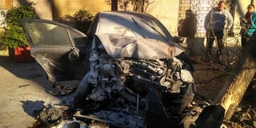 Violento accidente en Castellanos y Rioja\u002E (LT8)