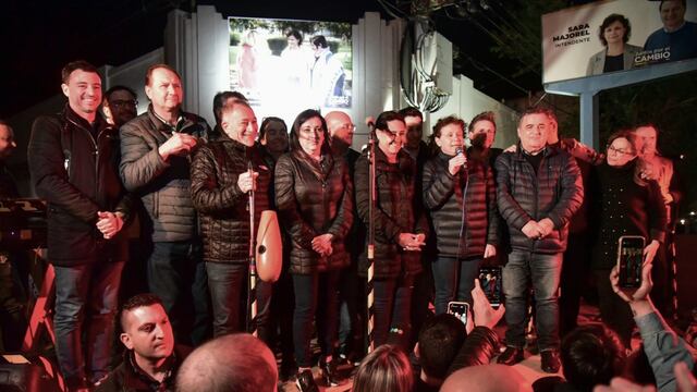 Los referentes de Juntos por el Cambio a nivel local también celebraron en Marcos Juárez (La Voz).