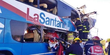 Accidente Ruta 14 - \nCrédito: Redes Sociales