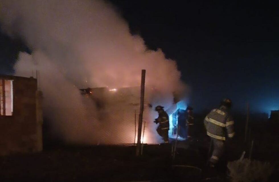 Incendio de una casa en Trelew