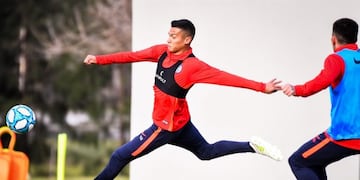 En la práctica del viernes se lesionó el correntino Andrés Herrera\u002E
