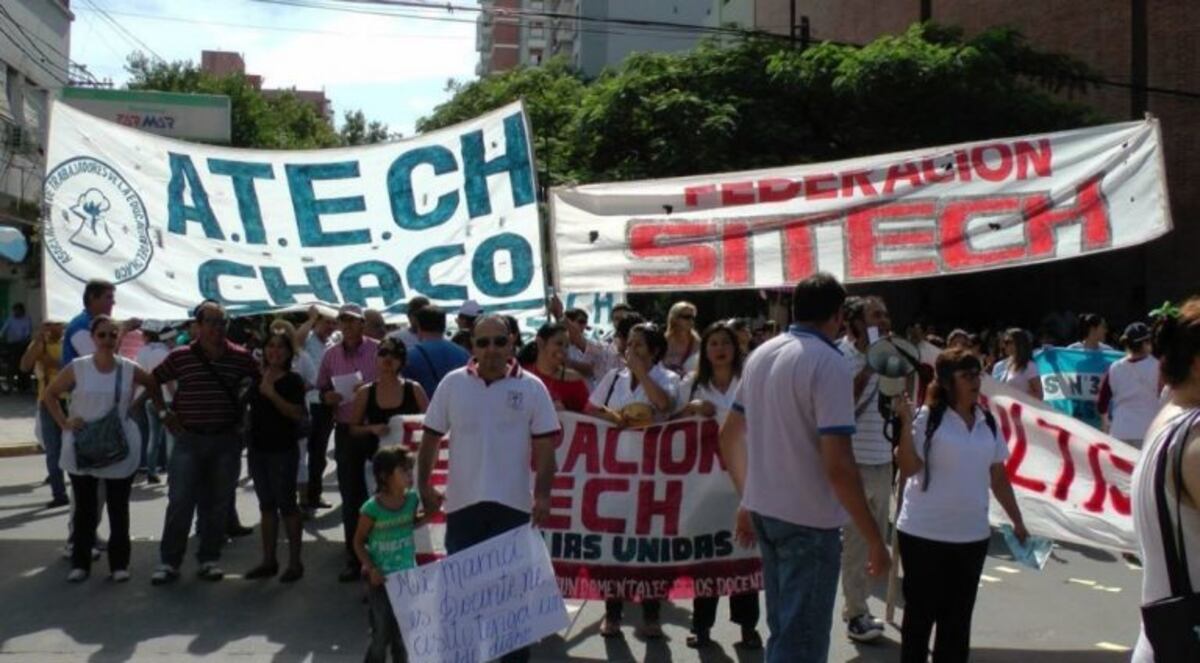 Paro docente en Chaco