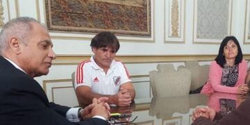 El Presidente del STJ recibió a los padres de Tamara Salazar\u002E (Foto: El Litoral)