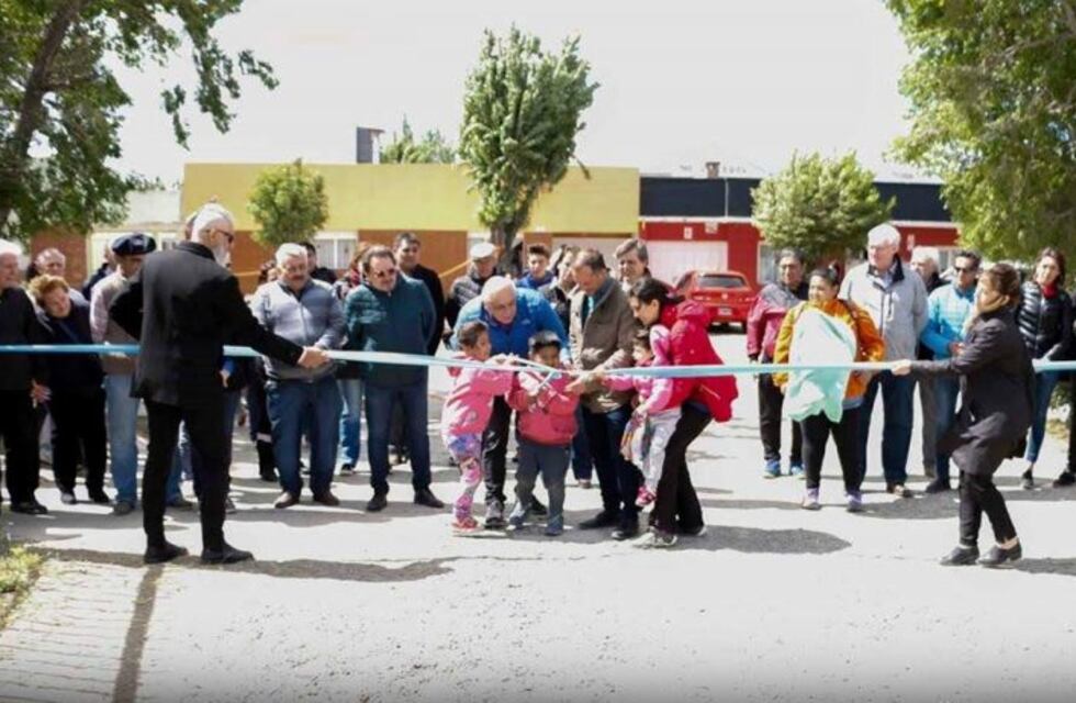 El intendente inauguró el Paseo 133