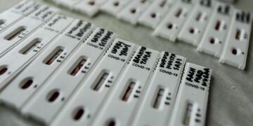 Medan (Indonesia), 24/06/2020\u002E- Rapid test result samples lay on a table during a COVID-19 swab test in Medan, North Sumatra, Indonesia, 24 June 2020\u002E The Indonesian government has imposed a new set of regulations known as 'new normal', which will be implemented in stages\u002E Provinces that have either reported no new COVID-19 infections or are reporting a significant drop in infection numbers can reopen businesses while adhering to health code protocols\u002E (Abierto) EFE/EPA/DEDI SINUHAJI