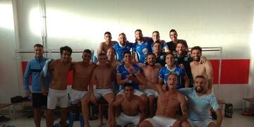 Festejo Celeste\u002E Los de Río Cuarto redondearon un 2019 inolvidable, con ascenso a la Primera Nacional y punteros en el torneo\u002E