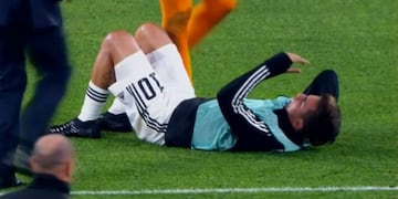 Dybala recibió un pelotazo\u002E
