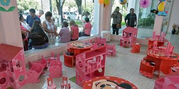 Exposición y venta de juguetes del penal Vº Las Rosas (web)