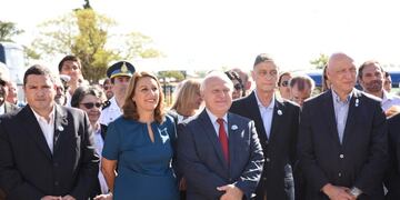 El acto se realizó este martes por la mañana en el monumento\u002E (Municipalidad de Rosario)