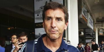 El entrenador de la selecciu00f3n argentina Sub-20, Claudio u00dabeda.