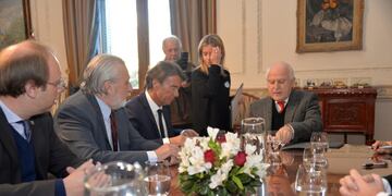 Los titulares del Poder Ejecutivo y el Poder Judicial se mostraron en la misma sintonía\u002E (Archivo)