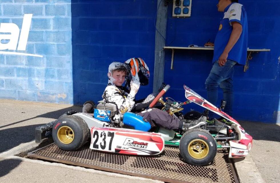 Fausto Arnaudo se consagró campeón provincial de Karting en Asfalto