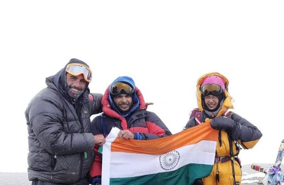 La niña hindú logró hacer cumbre en el Aconcagua