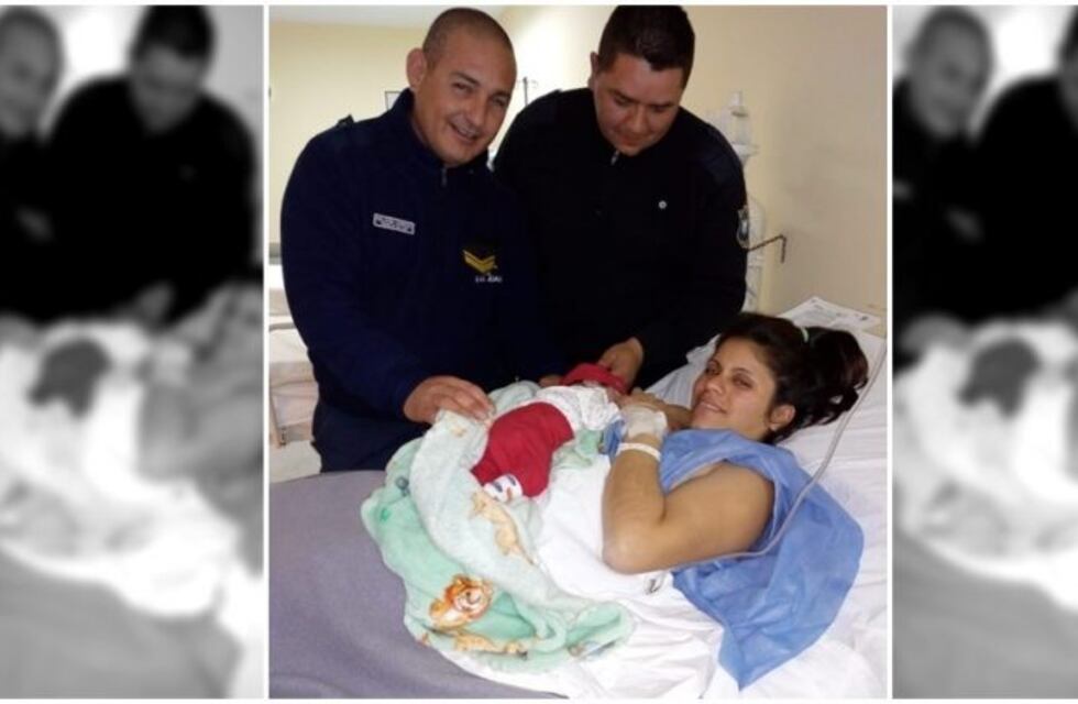 De policías a parteros: ayudaron a una sanjuanina a dar a luz