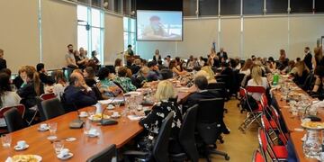 Se debate la despenalización del aborto en el Congreso\u002E (Foto: Clarín/Nestor García)