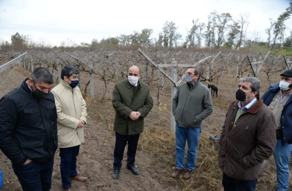 Manzur visitó un predio en La Cocha