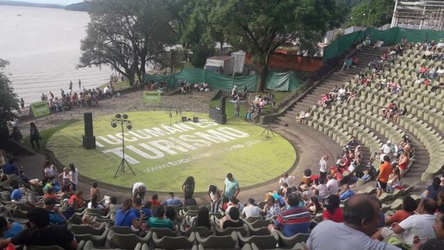 Anfiteatro en El Cadillal. (Vanesa Edmundo)
