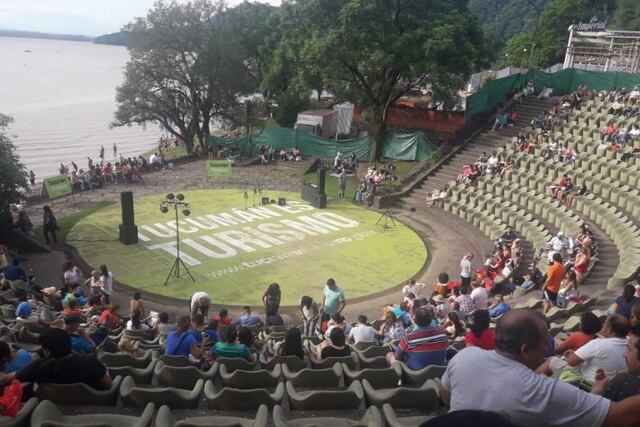 Anfiteatro en El Cadillal. (Vanesa Edmundo)