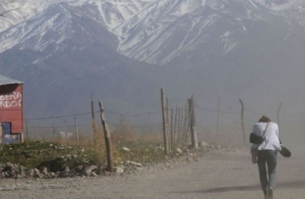 Zonda: suspendieron las clases en San Rafael, Tupungato, Uspallata y Potrerillos