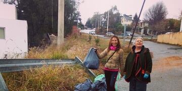 Limpieza del Puente Negro\u002E (Foto: H\u002E Yaniselli)\u002E