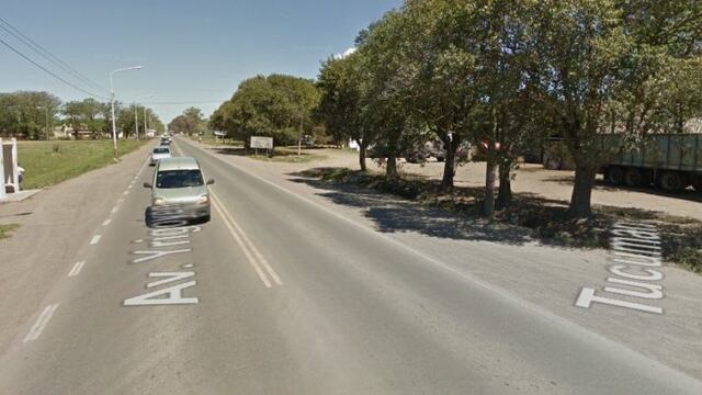 El siniestro se produjo en Tucumán y Ruta 188\u002E (Street View)