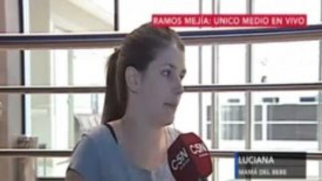 La mamu00e1 del bebu00e9 arrojado por los delincuentes