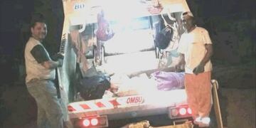 Javier Piccinato en el camión de la basura\u002E (Web)