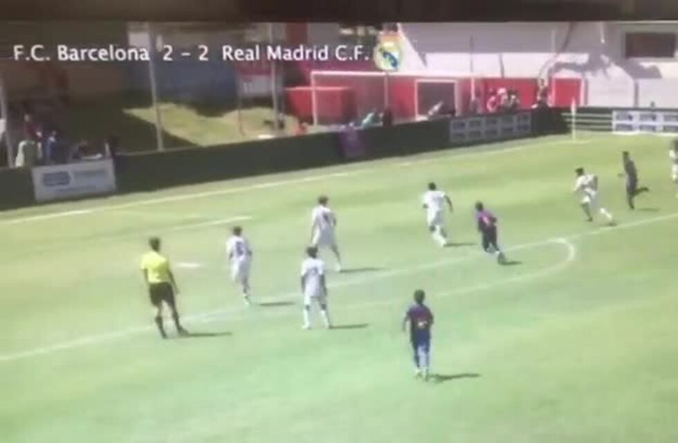 Mirá el espectacular gol del Barcelona en el Miniclásico ante Real Madrid