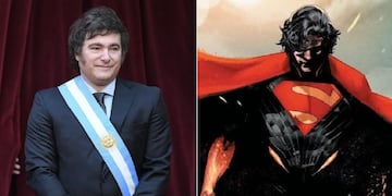 Javier Milei se comparó con el nuevo cómic de Superman: "Fenómeno barrial"