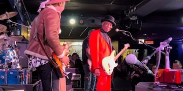 Iván Singh y Buddy Guy, pura y fina sintonía blusera. (Gentileza Iván Singh)