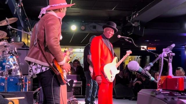 Iván Singh y Buddy Guy, pura y fina sintonía blusera. (Gentileza Iván Singh)