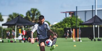 Lionel Messi debutará este viernes ante Cruz Azul de México. (Prensa Inter Miami)