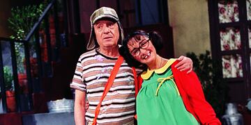La Chilindrina y El Chavo en su querida Vecindad.