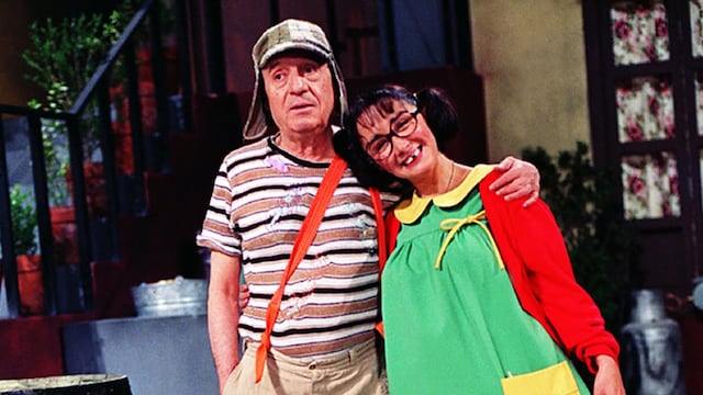 La Chilindrina y El Chavo en su querida Vecindad.